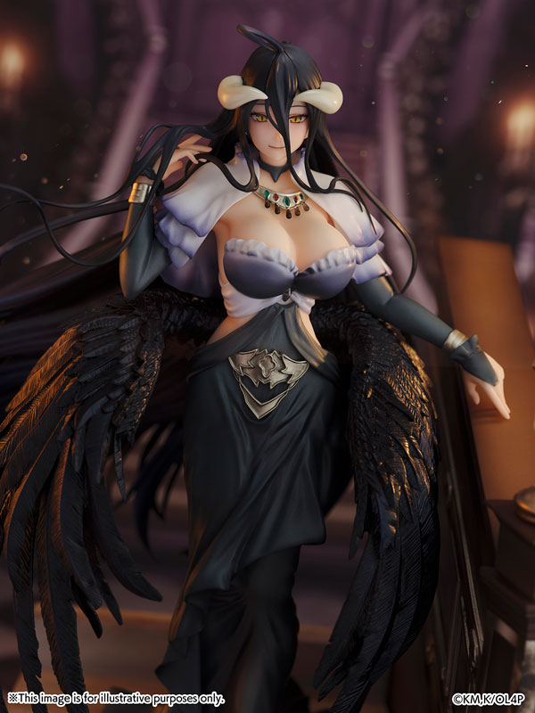 Overlord Albedo - Jet Black Dress Ver. 1/7 Complete Figure(Pre-order)Scale Figure