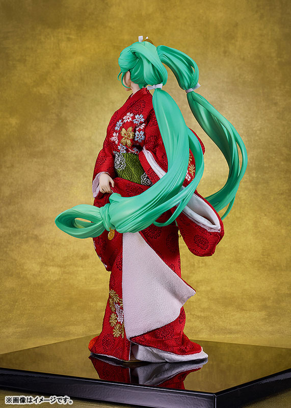 Character Vocal Series 01 Hatsune Miku Hatsune Miku: Beauty Looking Back Miku Ver. -Kyugetsu Collaboration Japanese Doll- 1/7 Complete Figure(Pre-order)(Single Shipment)Scale Figure