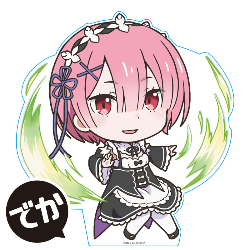 Re:ZERO -Starting Life in Another World- Deka PuniColle! Acrylic Figure Ram(Pre-order)Accessory