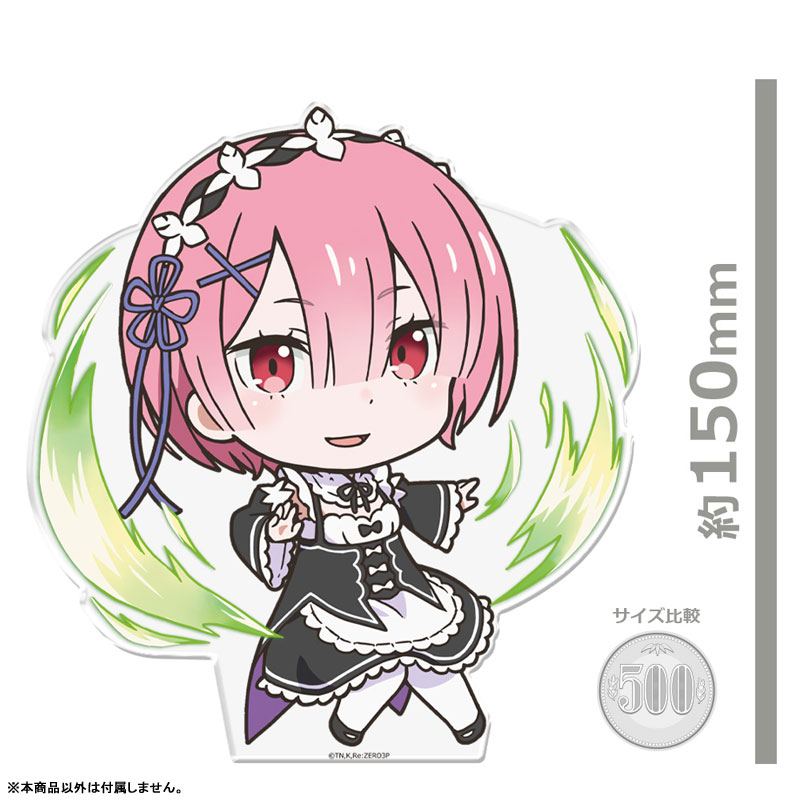 Re:ZERO -Starting Life in Another World- Deka PuniColle! Acrylic Figure Ram(Pre-order)Accessory