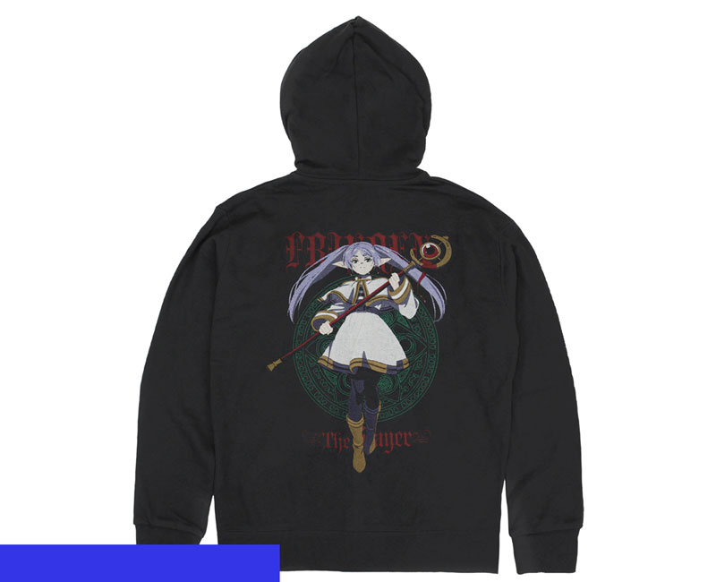 COSPA Depo Exclusive Frieren: Beyond Journeys End Frieren Embroidery Zip Hoodie /BLACK-L(Pre-order)Accessory