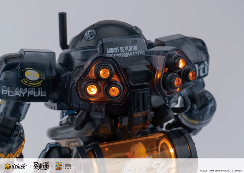 SOSKILL x ULTRA EGG SpaDuck 19th Anniversary Exclusive Black Warrior ver. Plastic Model Kit(Provisional Pre-order)Accessory