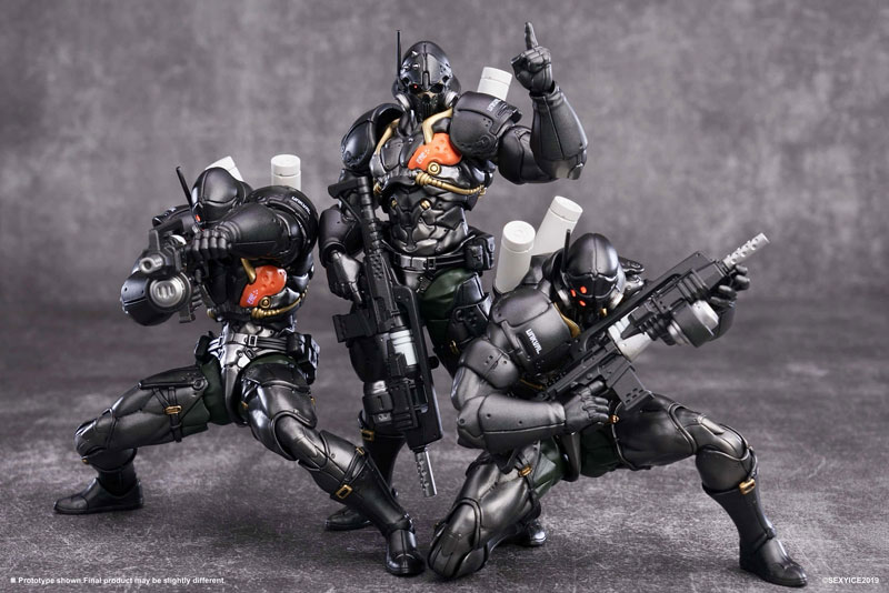Project Identity: UNKVAL Eliminator Squad edition Ver. Complete Model Action Figure(Pre-order)Scale Figure
