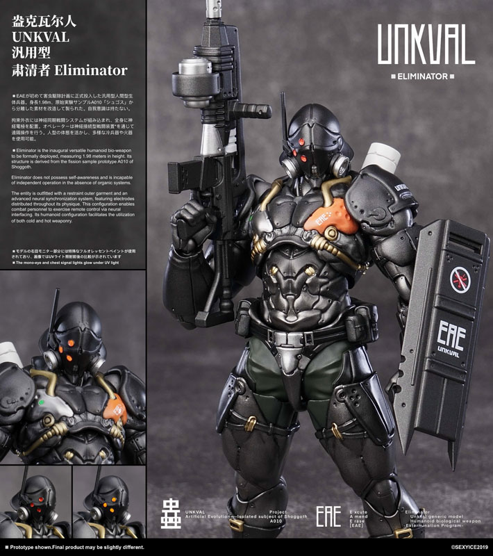 Project Identity: UNKVAL Eliminator Squad edition Ver. Complete Model Action Figure(Pre-order)Scale Figure