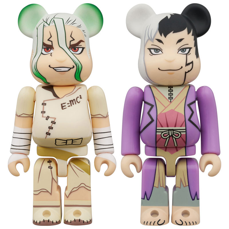 BE@RBRICK Senku Ishigami & Gen Asagiri 2PCS SET(Pre-order)Scale Figure