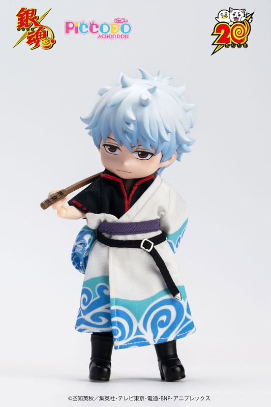 PICCODO ACTION DOLL Gintama Gintoki Sakata Chibi Doll(Provisional Pre-order)Scale Figure