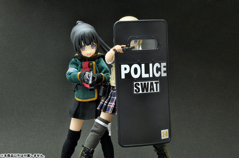 LittleArmory LD005 1/12 Police Shield B Type Plastic Model(Pre-order)Scale Figure