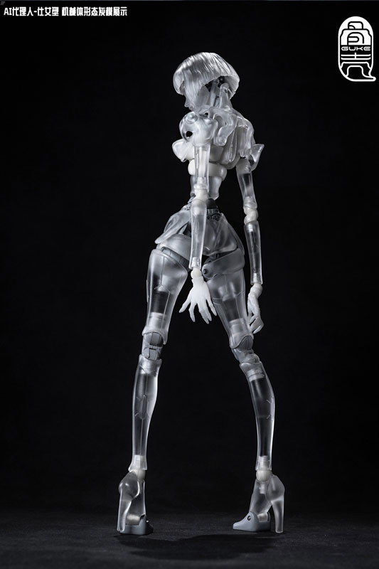 GK01FEC1 AI Agent Servant Type C1 Transparent Ver. 1/12 Scale Posable Figure Body(Provisional Pre-order)Scale Figure