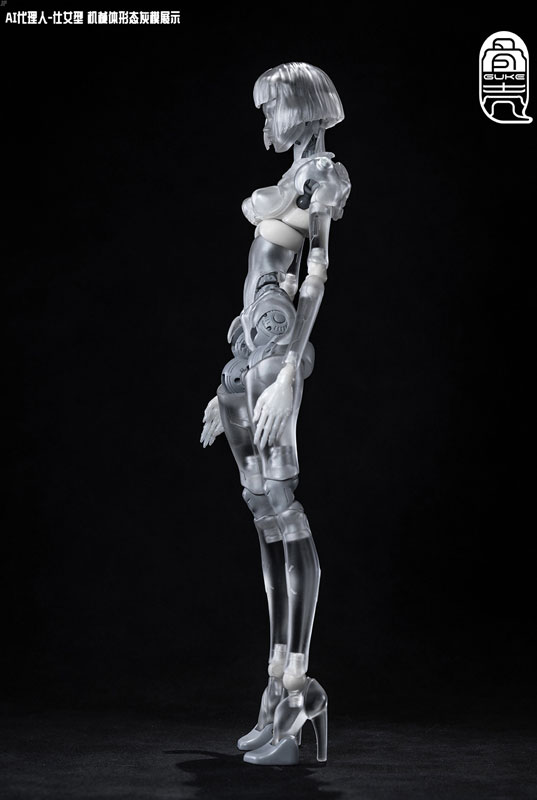 GK01FEC1 AI Agent Servant Type C1 Transparent Ver. 1/12 Scale Posable Figure Body(Provisional Pre-order)Scale Figure