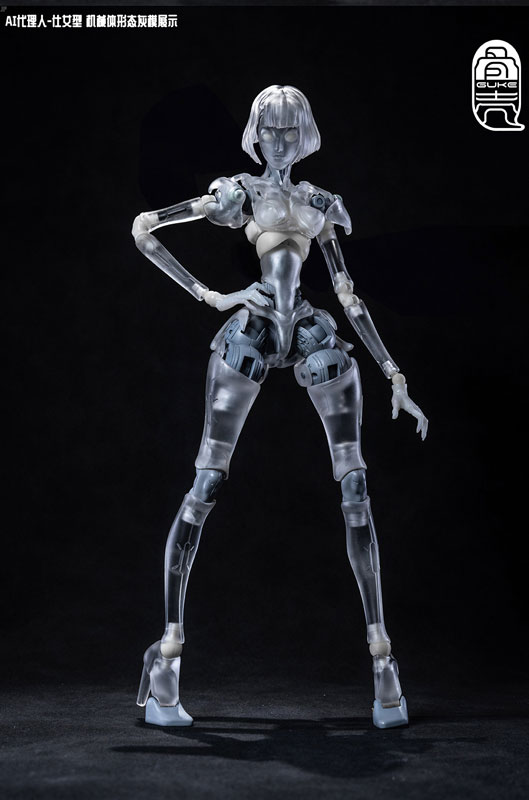 GK01FEC1 AI Agent Servant Type C1 Transparent Ver. 1/12 Scale Posable Figure Body(Provisional Pre-order)Scale Figure