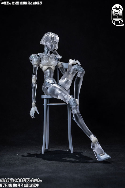 GK01FEC1 AI Agent Servant Type C1 Transparent Ver. 1/12 Scale Posable Figure Body(Provisional Pre-order)Scale Figure