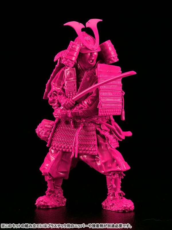 PLAMAX 1/12 Kamakura Period Armored Warrior: Pink Color Edition Plastic Model(Pre-order)Scale Figure