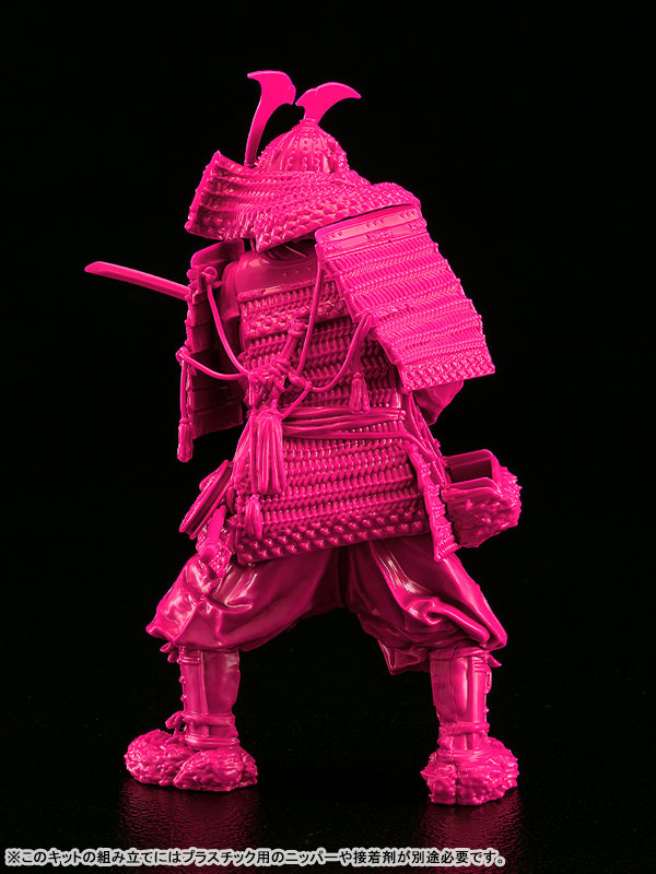 PLAMAX 1/12 Kamakura Period Armored Warrior: Pink Color Edition Plastic Model(Pre-order)Scale Figure