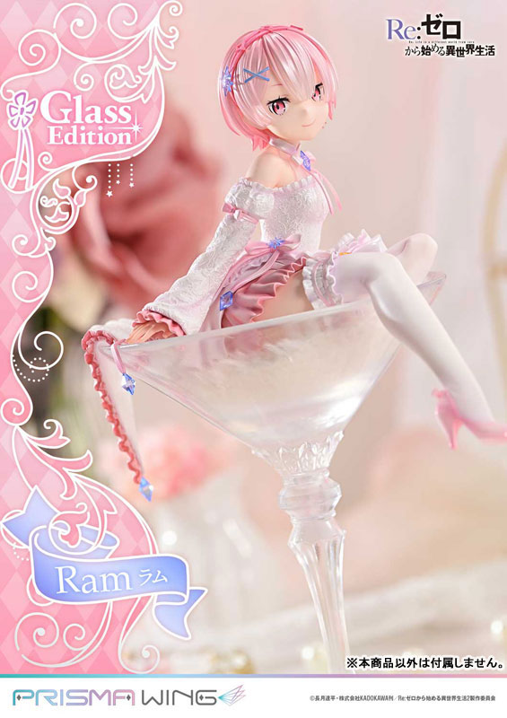 PRISMA WING Re:ZERO -Starting Life in Another World- Ram Glass Edition 1/7 Complete Figure(Pre-order)Scale Figure