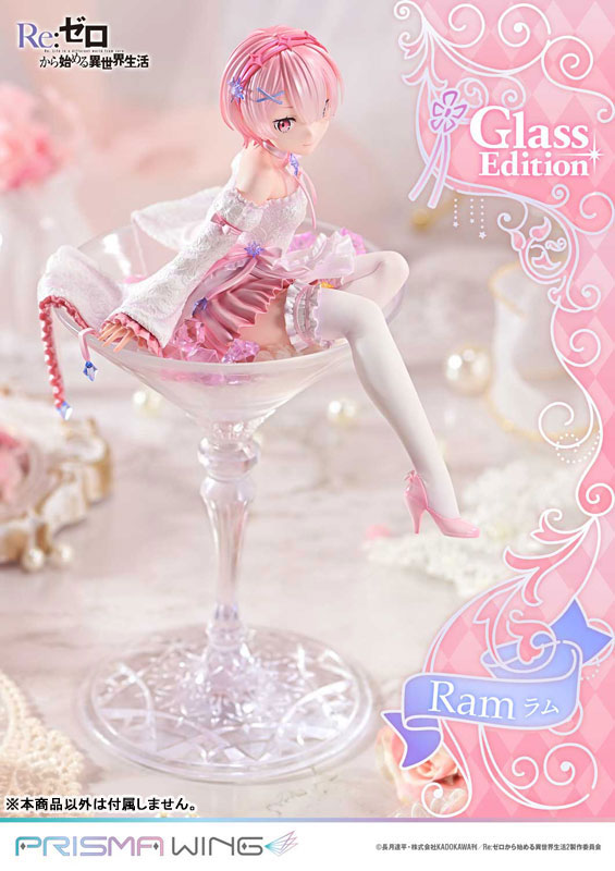 PRISMA WING Re:ZERO -Starting Life in Another World- Ram Glass Edition 1/7 Complete Figure(Pre-order)Scale Figure