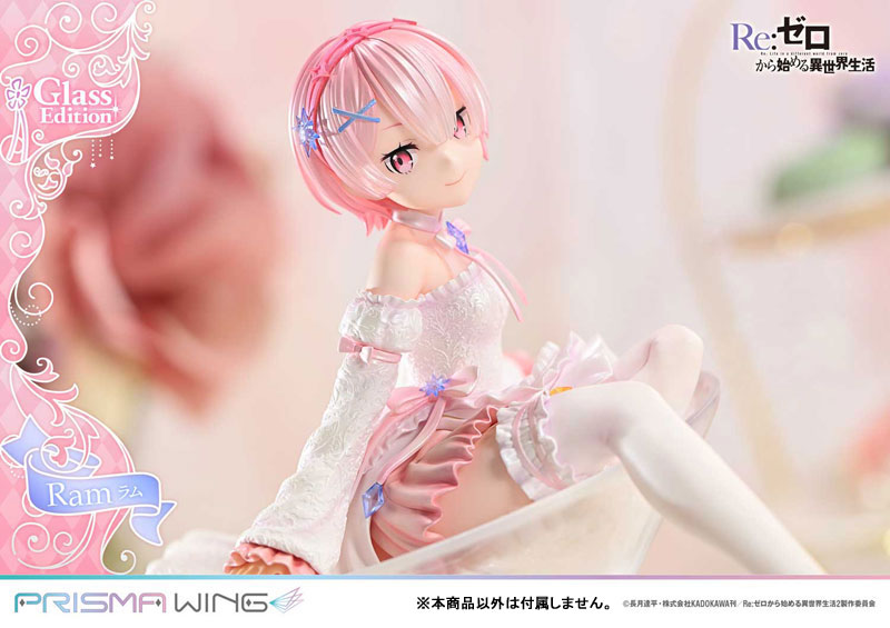 PRISMA WING Re:ZERO -Starting Life in Another World- Ram Glass Edition 1/7 Complete Figure(Pre-order)Scale Figure