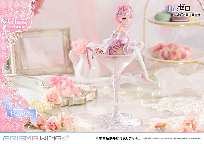 PRISMA WING Re:ZERO -Starting Life in Another World- Ram Glass Edition 1/7 Complete Figure(Pre-order)Scale Figure