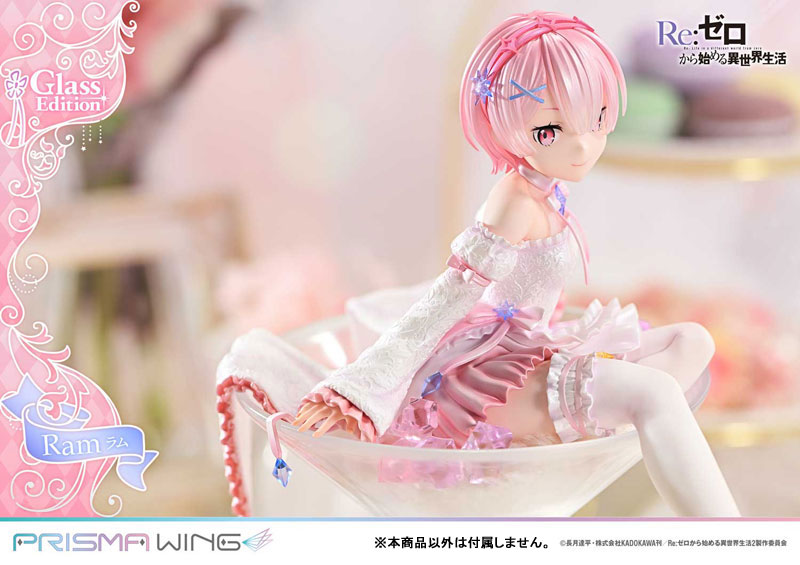PRISMA WING Re:ZERO -Starting Life in Another World- Ram Glass Edition 1/7 Complete Figure(Pre-order)Scale Figure