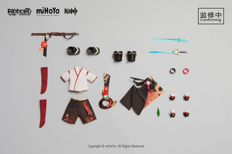 PICCODO ACTION DOLL X Genshin Impact Kaedehara Kazuha Chibi Doll(Provisional Pre-order)Scale Figure