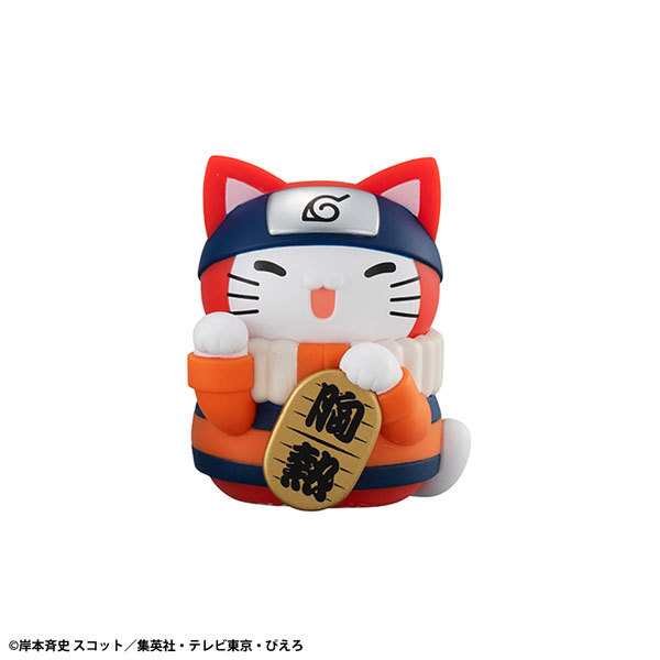 MEGA CAT PROJECT NARUTO Nyaruto! Colorful Maneki Neko FORTUNE 6Pack BOX(Pre-order)Accessory