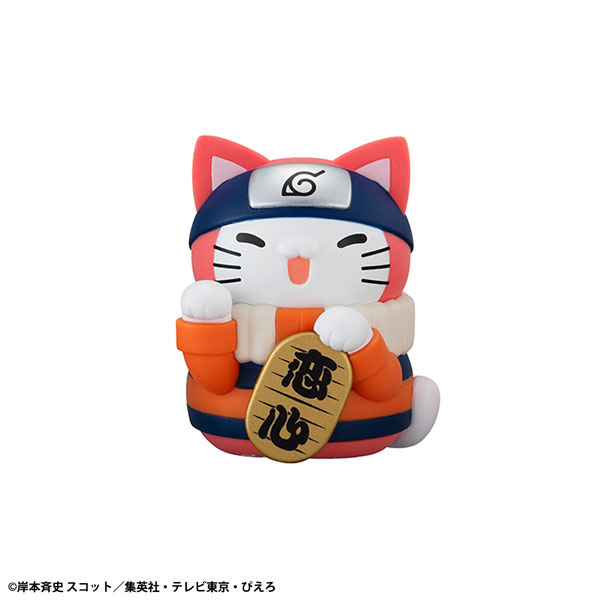MEGA CAT PROJECT NARUTO Nyaruto! Colorful Maneki Neko FORTUNE 6Pack BOX(Pre-order)Accessory