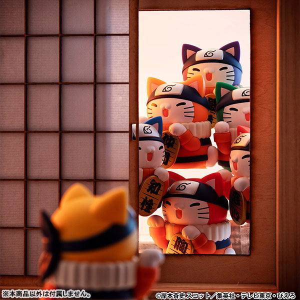 MEGA CAT PROJECT NARUTO Nyaruto! Colorful Maneki Neko FORTUNE 6Pack BOX(Pre-order)Accessory