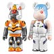 BE@RBRICK  No.000 EVA-A Evangelion: 1.0 You Are (Not) Alone - Set B - EVA-00 + Rei