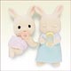 Sylvanian Families - Dolls: Milk Rabbit Twins