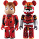 BE@RBRICK No.000EVA2 Evangelion: 2.0 You Can (Not) Advance​ - EVA-02 + Asuka Langley Shikinami Set