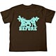 Dragon Ball Z Kai - Ginyu Force Before and After T-shirt/ DARK BROWN - XS