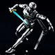ACTION WORKS TOEI HERO THE LIVE 02 Space Sheriff Gavan Complete Figure