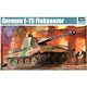 Trumpeter Model Plastic Model 1/35 German Tank E-75 Anti-Aircraft Tank Crocodile