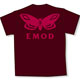 Crows and WORST - Bike Shop Fujiki EMOD Logo T-Shirt/ BURGUNDY -L