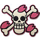 Anime ONE PIECE - Velcro Patch: Hiluluk Pirate Mark
