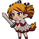 Baka to Test to Shokanjuu Rubber Strap Miharu ver.