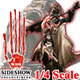 The Dead 1/4 Scale Premium Figure - The Templar's Verdict Zombie