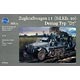 German Maco Model Plastic Model 1/72 German SdKfz10 Demag 1 Ton Halftrack Europe