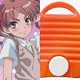 とある科学の超電磁砲(レールガン) 黒子柄 もふもふミニ湯たんぽセット（本体＋カバー）
