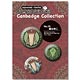Touch Detective Mushroom Garden Can Badge C: Long Funghi