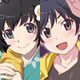 Anime Nisemonogatari - Clear Bookmark Set: Fire Sisters
