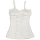 Pureneemo M Size PNM - Center Button Camisole: White (Doll Clothing)
