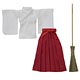 Picconeemo Wear 1/12 Shrine Maiden Costume/ White x Red (Doll Clothing)