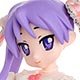 Game-prize Lucky Star EX Figure GOTHIC GARDEN Kagami Hiiragi