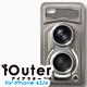 iOuter for iPhone 4S/4 二眼レフ（シルバー）