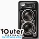 iOuter for iPhone 4S/4 二眼レフ（ブラック）