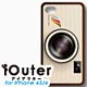 iOuter for iPhone 4S/4 トイカメラ（ブラウン）
