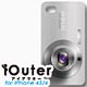 iOuter for iPhone 4S/4 デジタルカメラ（シルバー）