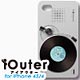 iOuter for iPhone 4S/4 レコードプレーヤー