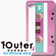 iOuter for iPhone 4S/4 カセットテープ（ピンク）