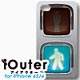 iOuter for iPhone 4S/4 信号機（青）